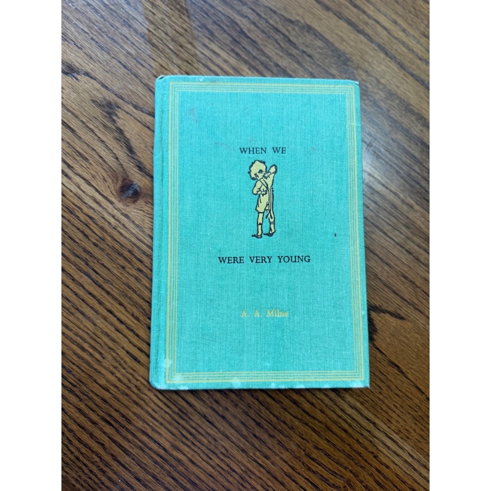 When We Were Very Young A.A. Milne 1961 Hardcover E.P. Dutton Warren Chappell